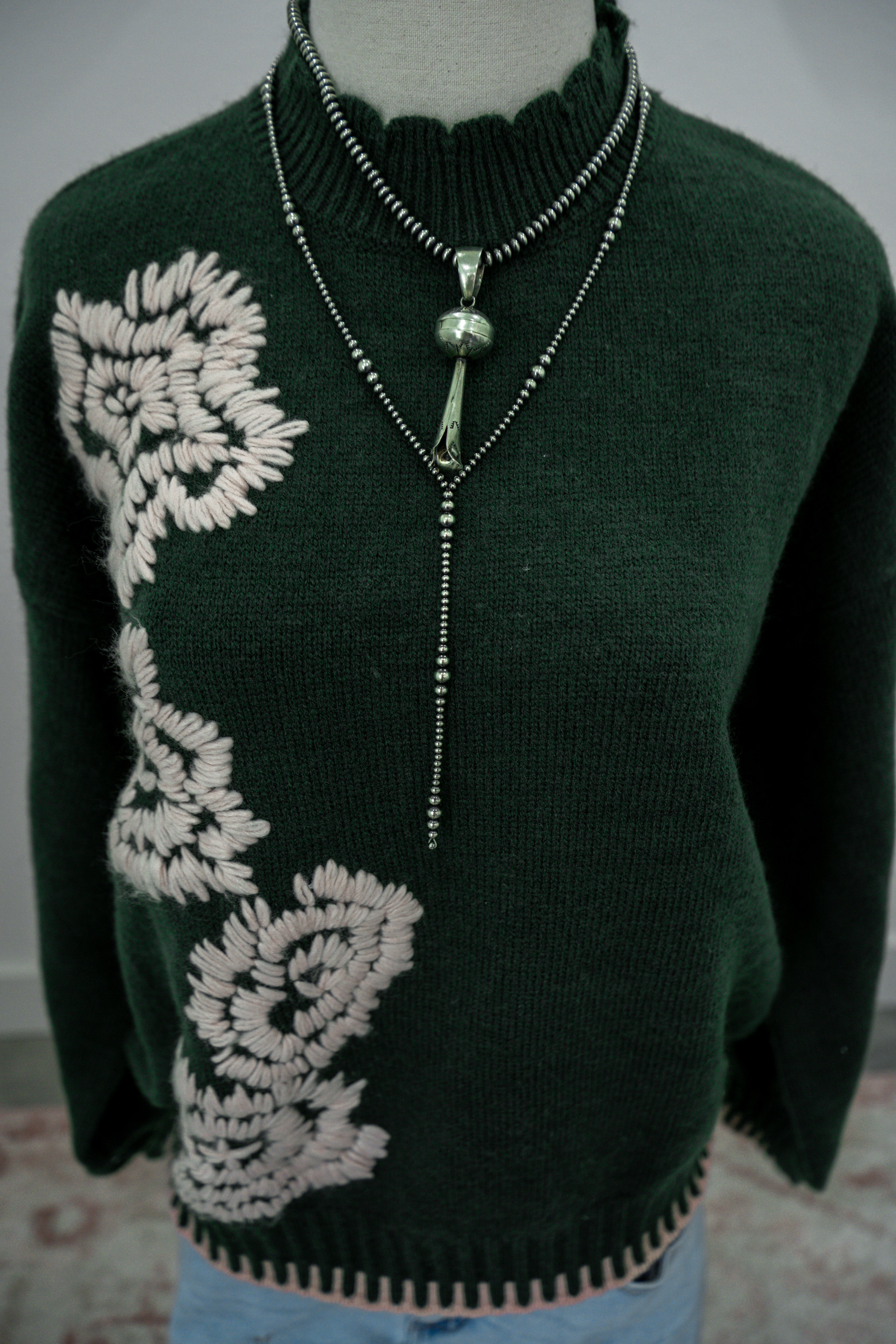 Floral Frontier Sweater
